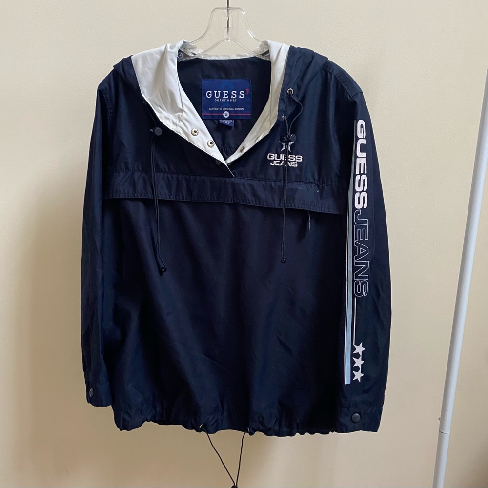 Vintage Guess quarter zip jacket Sz S